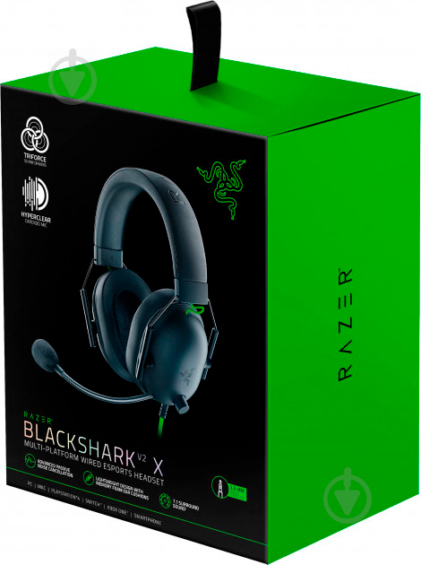 Наушники Razer Blackshark V2 X black (RZ04-03240100-R3M1) - фото 6