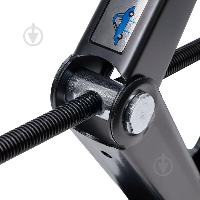 Домкрат механічний ромбічний Vitol гумовий упор DB-1132T 2 т - фото 6