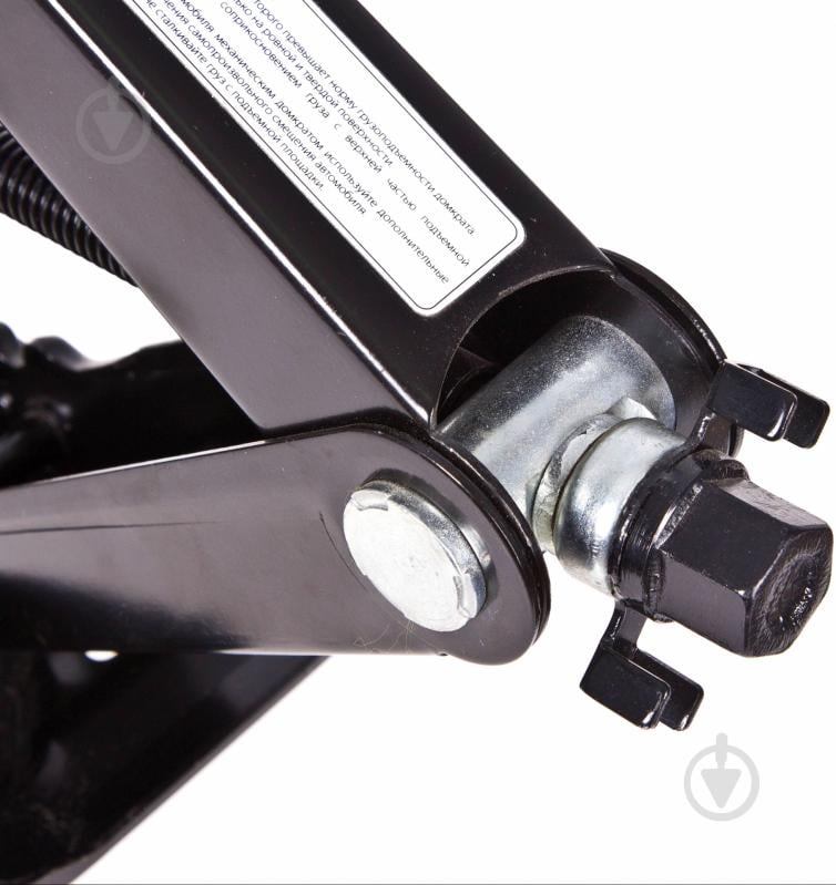 Домкрат механічний ромбічний Vitol гумовий упор DB-1132T 2 т - фото 11