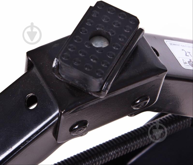 Домкрат механічний ромбічний Vitol гумовий упор DB-1132T 2 т - фото 12