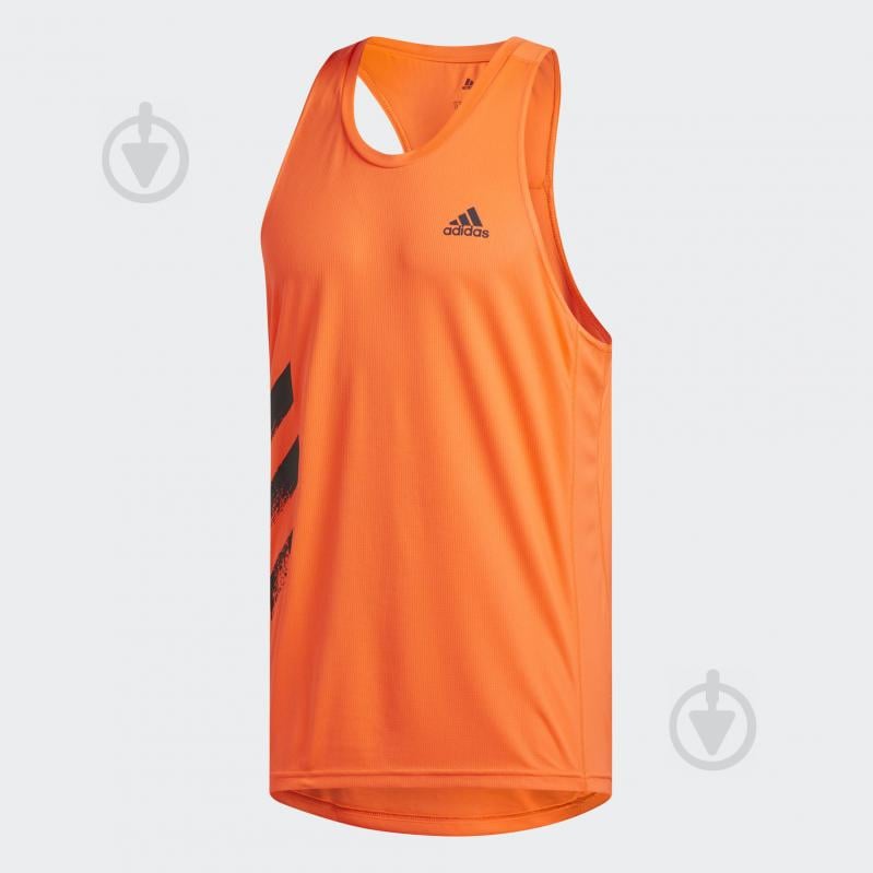 Майка Adidas OTR SINGLET 3S FQ2530 р.2XL оранжевый - фото 1