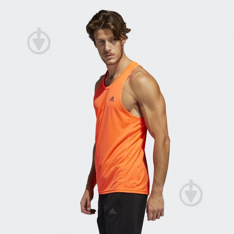 Майка Adidas OTR SINGLET 3S FQ2530 р.2XL оранжевый - фото 4