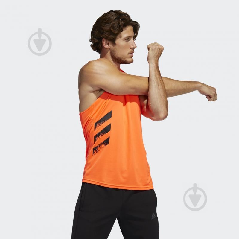 Майка Adidas OTR SINGLET 3S FQ2530 р.2XL оранжевый - фото 6