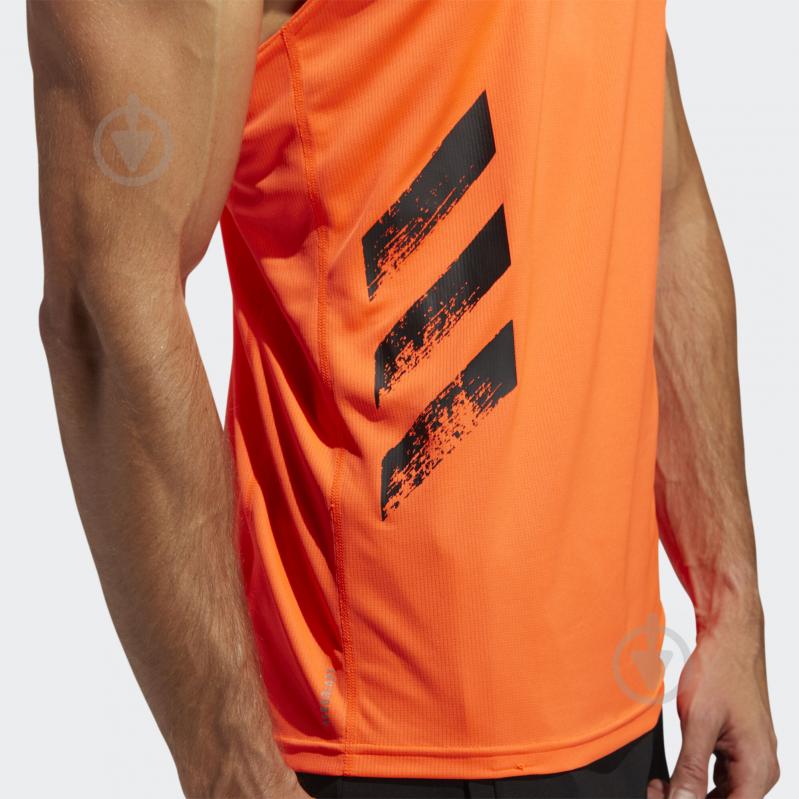 Майка Adidas OTR SINGLET 3S FQ2530 р.2XL оранжевый - фото 8