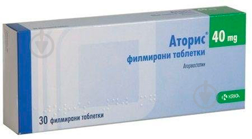 Аторис №30 (10х3) таблетки 40 мг - фото 1