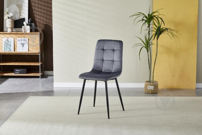 Стул Fly FS1 Grey-40 серый / черный - фото 6