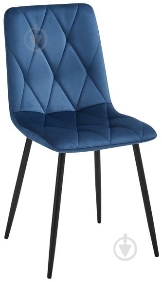 Стілець Fly FS2 Blue-48 синій / чорний - фото 1