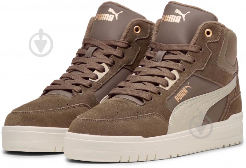 Ботинки Puma Shuffle Downtown Mid WTR 40259904 р.40 коричневый - фото 3 Ботинки Puma Shuffle Downtown Mid WTR 40259904 р.40 коричневый - фото 3