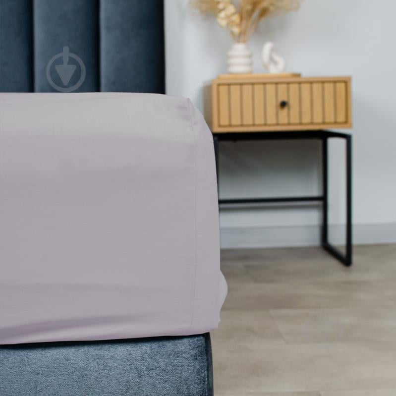 Простынь на резинке Моно 140x200 см сизый Luna - фото 2 Простынь на резинке Моно 140x200 см сизый Luna - фото 2