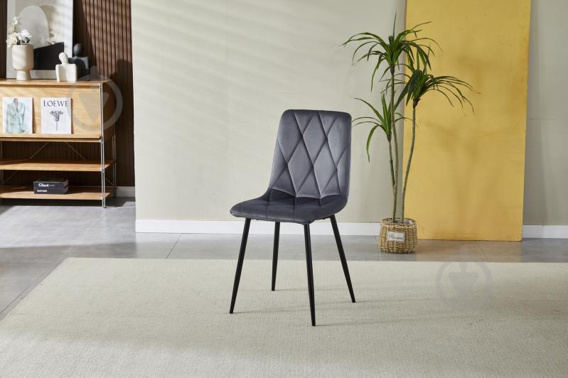 Стул Fly FS2 Grey-40 серый / черный - фото 6