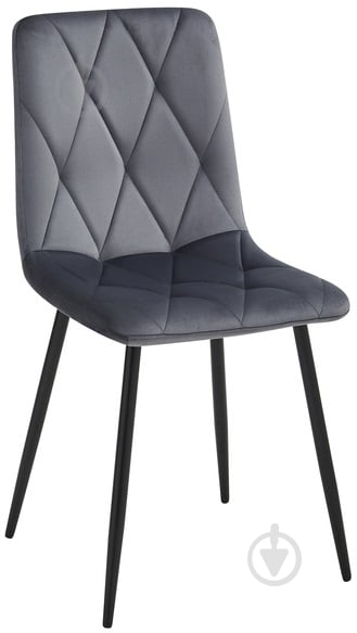 Стул Fly FS2 Grey-40 серый / черный - фото 1