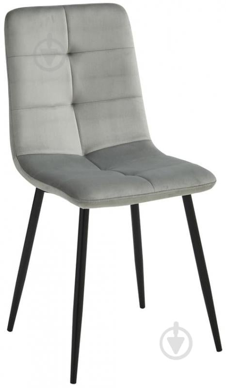 Стул Fly FS14 светло-серый / черный - фото 1