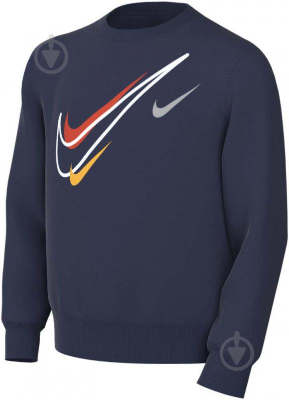 Світшот Nike SOS FLC CREW BB DX2296-410 р.XL синій - фото 5