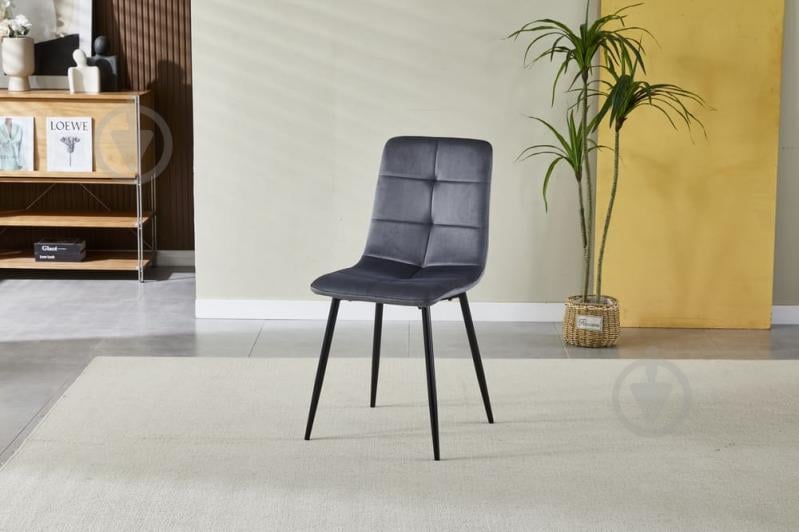 Стул Fly FS14 серый / черный - фото 6