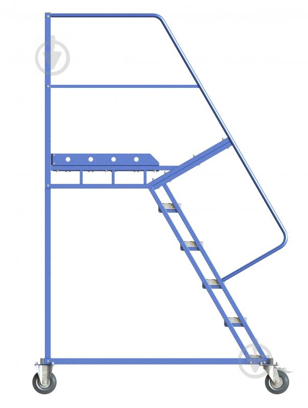 Лестница передвижная SHLM 1,5 м STOREHOUSE SHLM0015000160 - фото 2