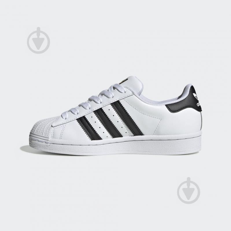 Кросівки дитячі весняні Adidas SUPERSTAR J FU7712 р.38 2/3 білі - фото 5