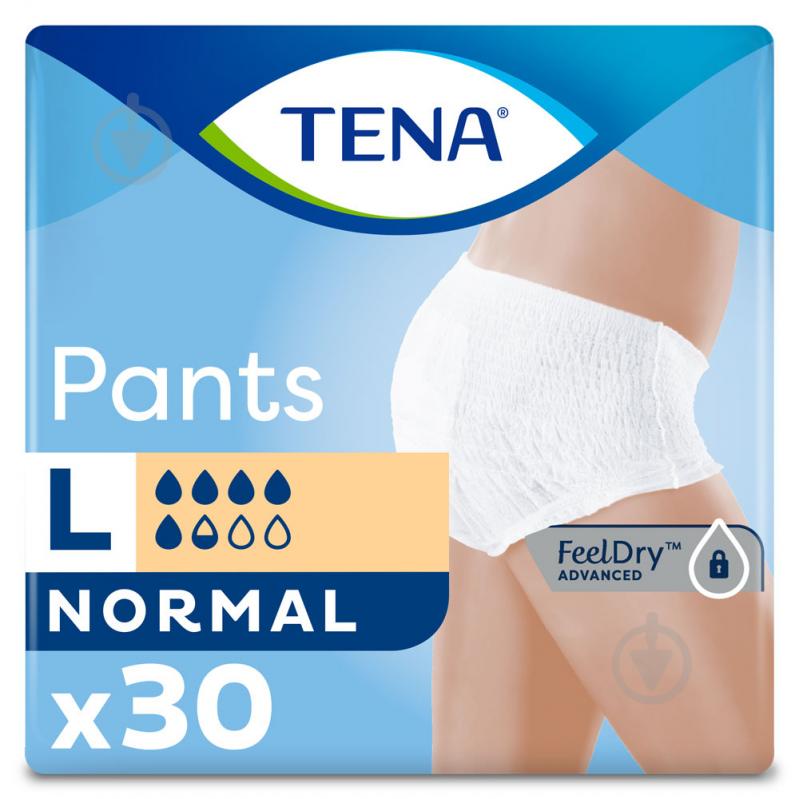 Підгузки-труси Tena Pants Normal L 100-135 см 30 шт. - фото 1