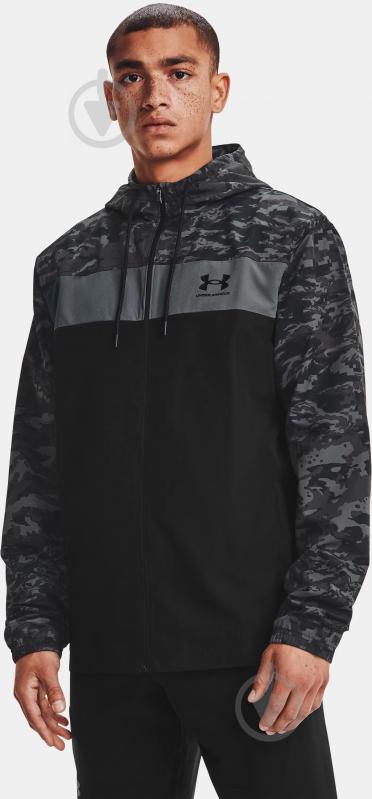 Вітрівка чоловіча весняна Under Armour UA SPORTSTYLE CAMO WNDBKR 1361622-001 р.2XL камуфляж - фото 3