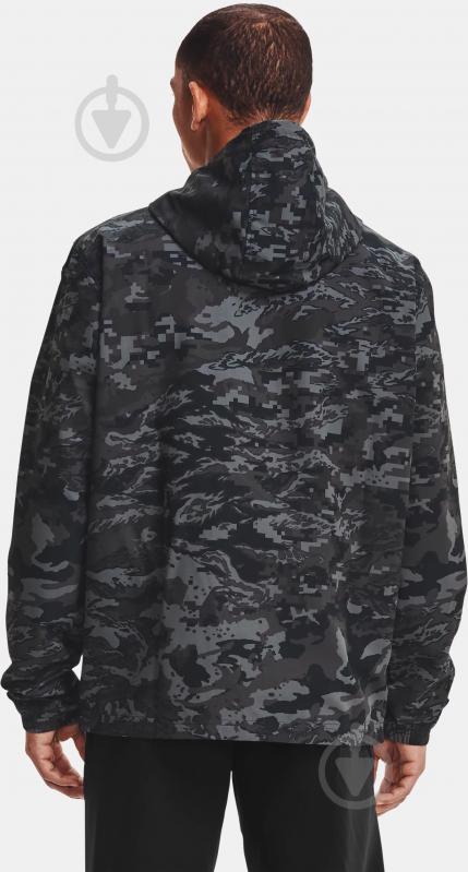 Вітрівка чоловіча весняна Under Armour UA SPORTSTYLE CAMO WNDBKR 1361622-001 р.2XL камуфляж - фото 4