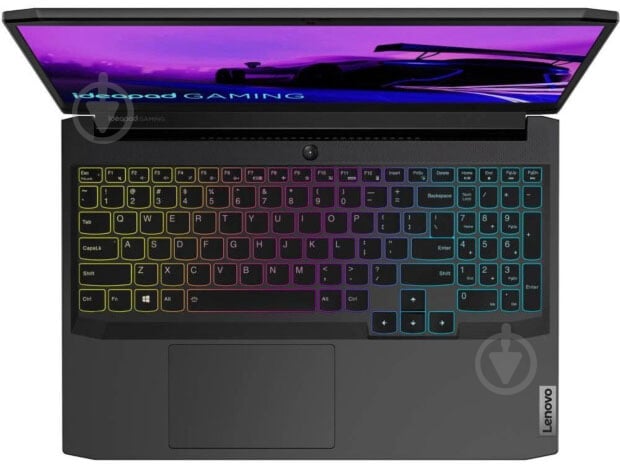 Ноутбук Lenovo IdeaPad Gaming 3 15ACH6 15,6" (82K201NYRA) shadow black - фото 2