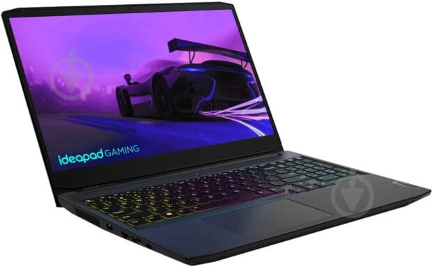 Ноутбук Lenovo IdeaPad Gaming 3 15ACH6 15,6" (82K201NYRA) shadow black - фото 3