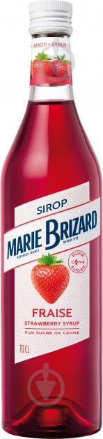 Сироп Marie Brizard «De Fraise Strawberry» 0,7 л - фото 1