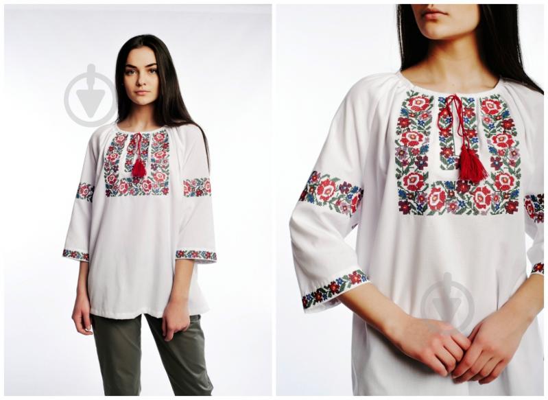 Вишиванка Едельвіка 646-18/09 білий р. 3XL - фото 1 Вишиванка Едельвіка 646-18/09 білий р. 3XL - фото 1