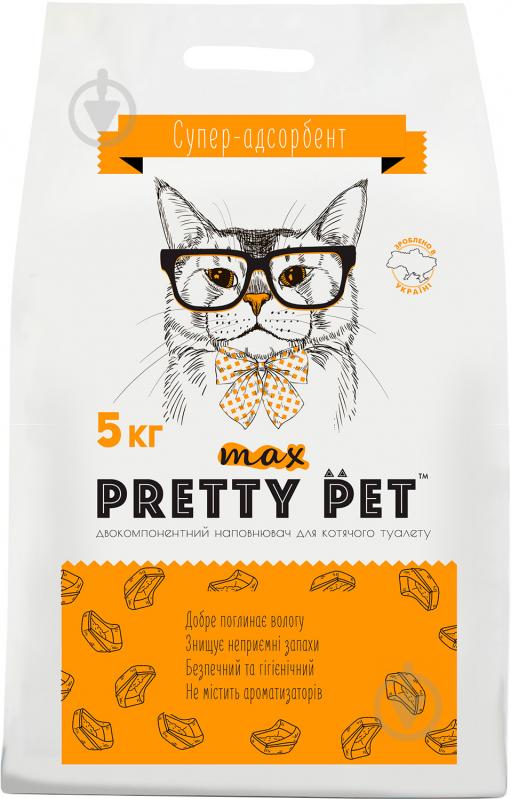 Наполнитель для кошачьего туалета ECO Instinct Pretty Pet Max двухкомпонентный 5 кг - фото 1