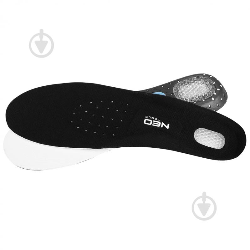 Устілки для спортивного взуття 82-333 NEO tools р.41-47 чорний - фото 1