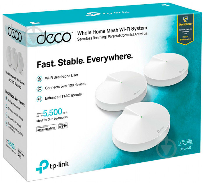 Wi-Fi-система TP-Link Deco M5 (3-pack) - фото 5