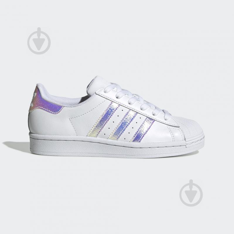 Кроссовки Adidas SUPERSTAR J FV3139 р.35 белый - фото 1