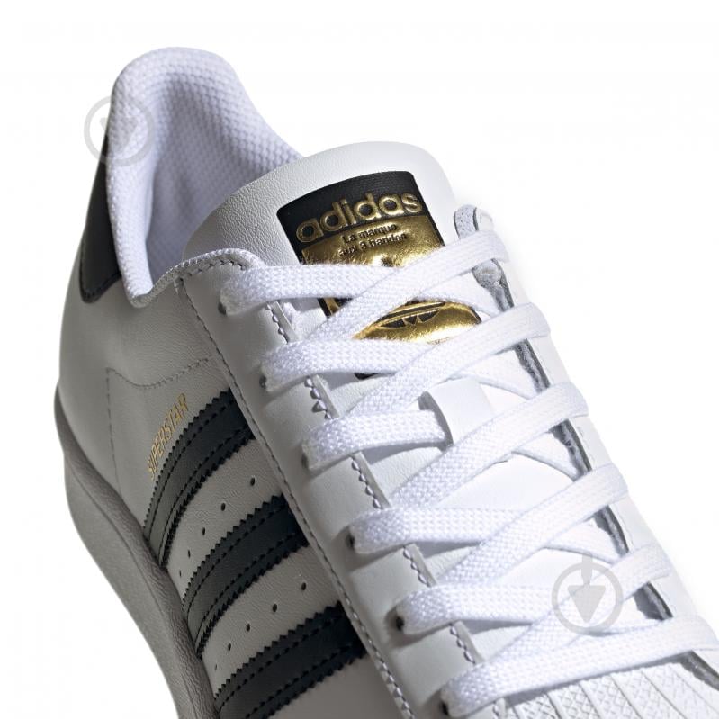 Кросівки жіночі демісезонні Adidas SUPERSTAR W FV3284 р.36 2/3 білі - фото 8