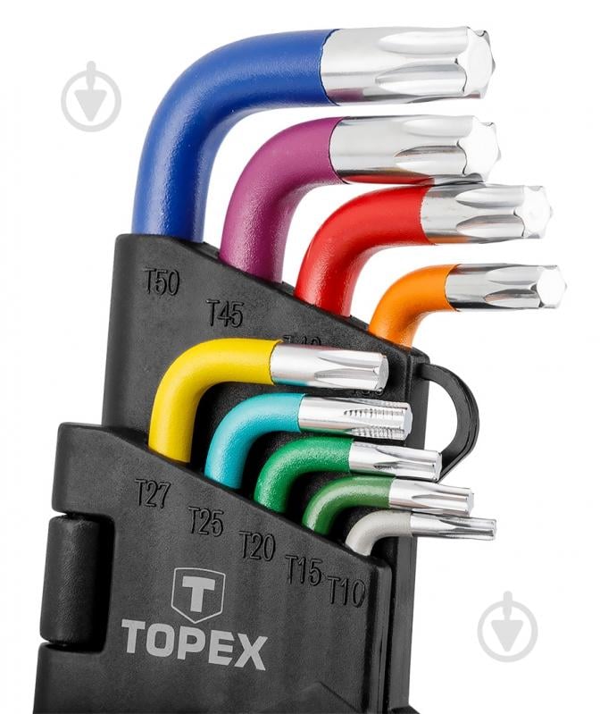 Набор ключей шестигранных Topex 35D969 - фото 3