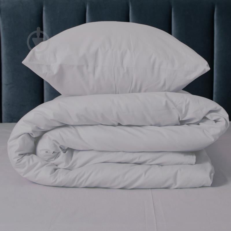 Пододеяльник Моно 160x220 см синий - фото 4