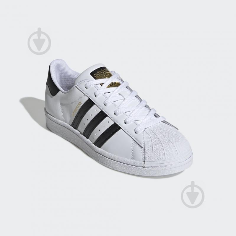 Кроссовки женские демисезонные Adidas SUPERSTAR W FV3284 р.41 1/3 белые - фото 4