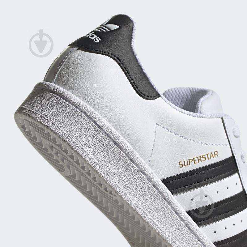 Кроссовки женские демисезонные Adidas SUPERSTAR W FV3284 р.41 1/3 белые - фото 9