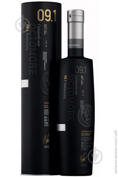 Виски Bruichladdich Octomore 9.1 в подарочной упаковке 0,7 л - фото 1