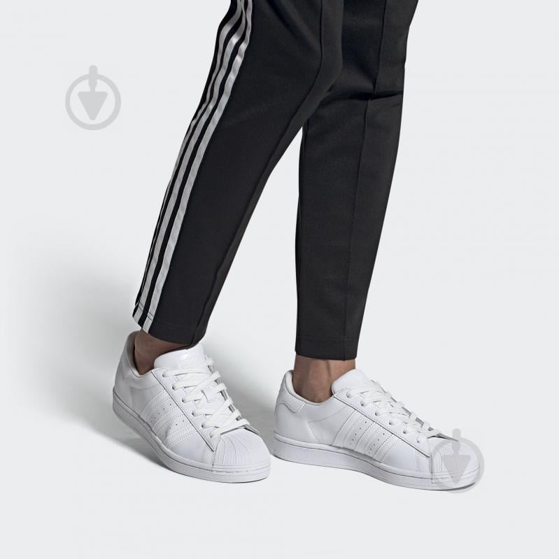 Кроссовки женские демисезонные Adidas SUPERSTAR W FV3285 р.40 белые - фото 10