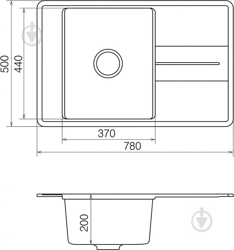 Мойка для кухни Water House Bliss BMP 02.78 gray - фото 4