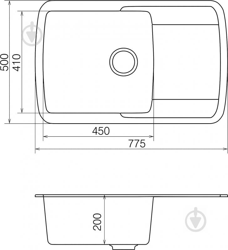 Мойка для кухни Water House Grace GMP 02.78 grey - фото 6