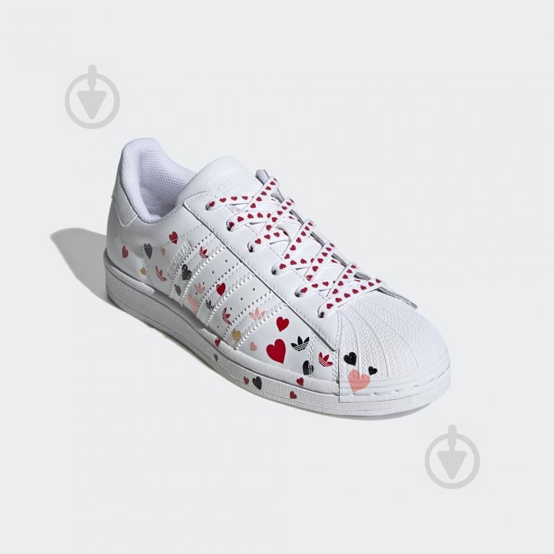 Кроссовки женские демисезонные Adidas SUPERSTAR W FV3289 р.38 белые - фото 4