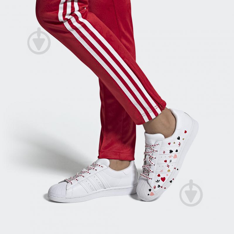 Кроссовки женские демисезонные Adidas SUPERSTAR W FV3289 р.38 2/3 белые - фото 10