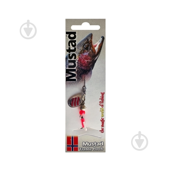 Блесна-вертушка Gladiator 3 г Barsch silver-red №0 - фото 1 Блесна-вертушка Gladiator 3 г Barsch silver-red №0 - фото 1