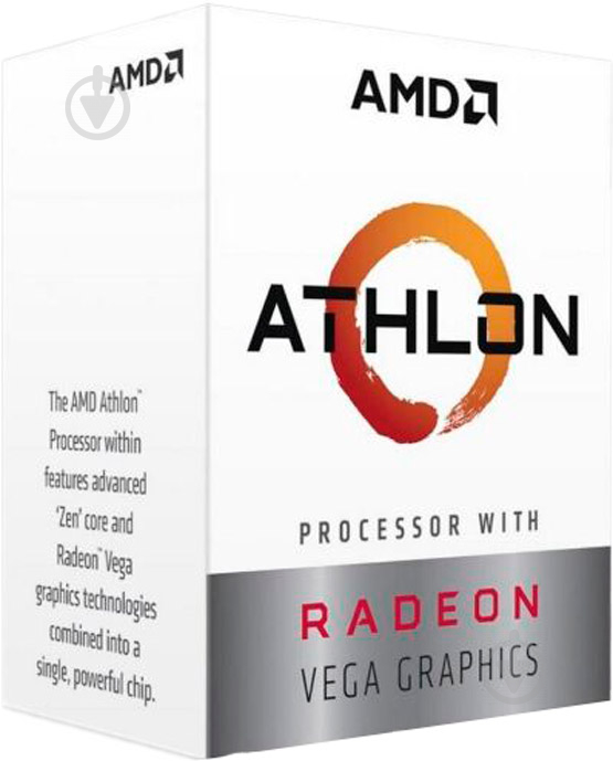 Процесор AMD Athlon 32 GHz Socket AM4 Box (YD200GC6FBBOX) 200GE - фото 3