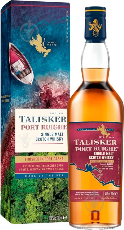 Віскі Talisker Port Ruighe кор., 45,8% 0,7 л - фото 1 Віскі Talisker Port Ruighe кор., 45,8% 0,7 л - фото 1