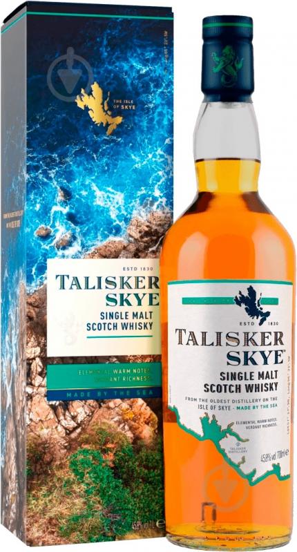 Виски Talisker skye 45,8% в подарочной упаковке 0,7 л - фото 1 Виски Talisker skye 45,8% в подарочной упаковке 0,7 л - фото 1
