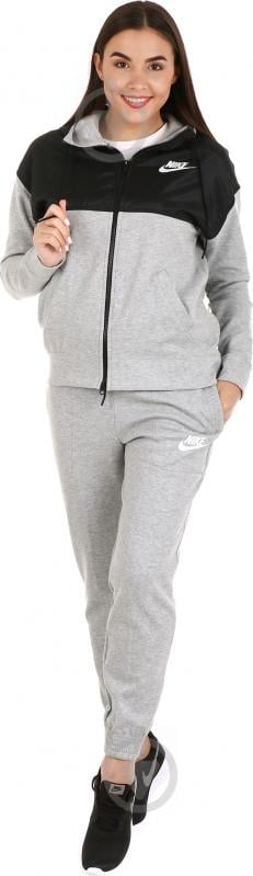 Толстовка Nike W NSW AV15 HOODIE FZ 829407-063 р. XS серый - фото 4