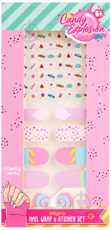 Набор для нейл-арта CREATE IT! 2 в 1 Lollypop - фото 1 Набор для нейл-арта CREATE IT! 2 в 1 Lollypop - фото 1