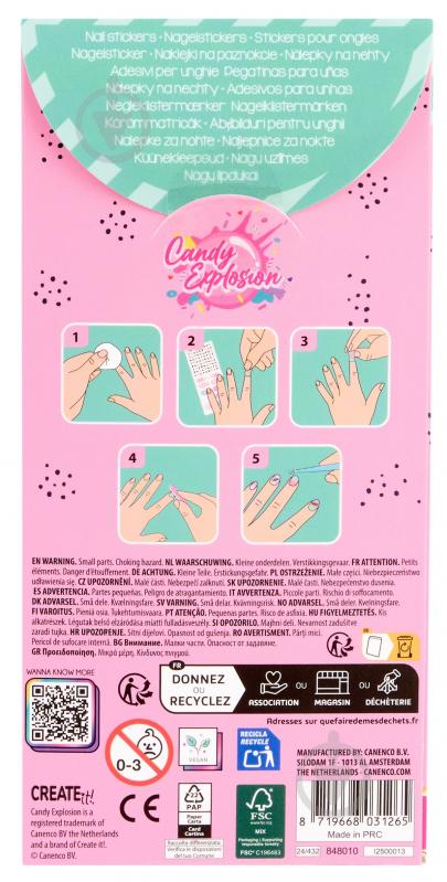 Набор для нейл-арта CREATE IT! 2 в 1 Lollypop - фото 3 Набор для нейл-арта CREATE IT! 2 в 1 Lollypop - фото 3