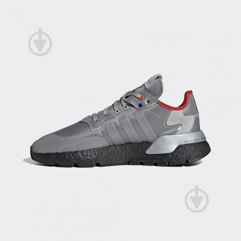 Кроссовки мужские демисезонные Adidas NITE JOGGER FV3787 р.44 2/3 серебряные - фото 6